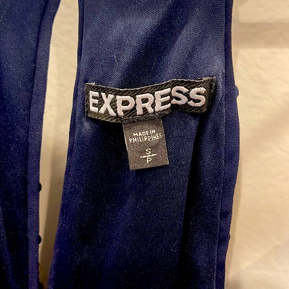 Express sequin navy minidress, size S. - Picture 2 of 4